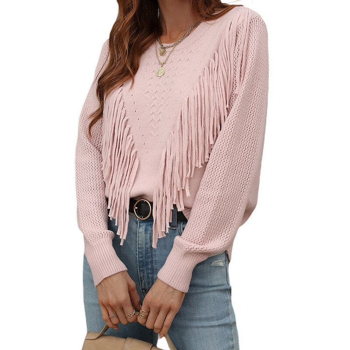 Nicoletta Sweater | Trendy dames trui met uniek kwastjes design