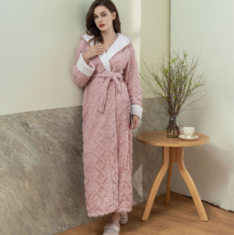 Missona badjas | Comfortabele warme fleece ochtendjas voor dames