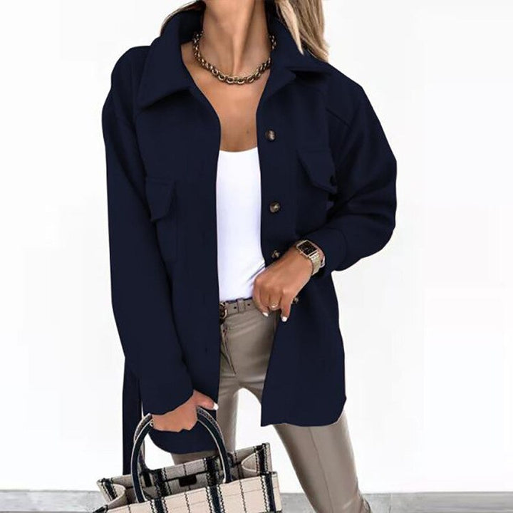 Chloe wollen jas | Comfortabel premium lange jas voor vrouwen