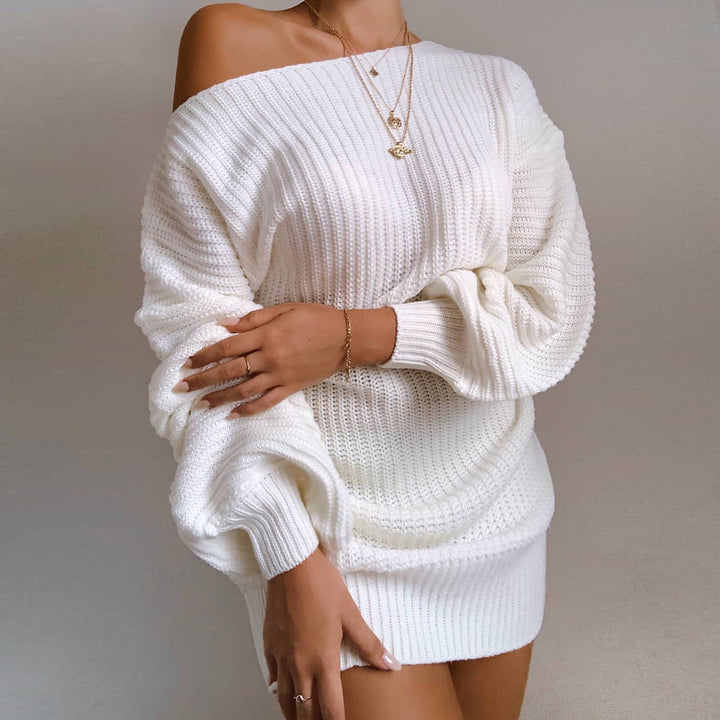 Olivia Luxe Trui-Jurk  | Zachte trendy oversized lange sweater