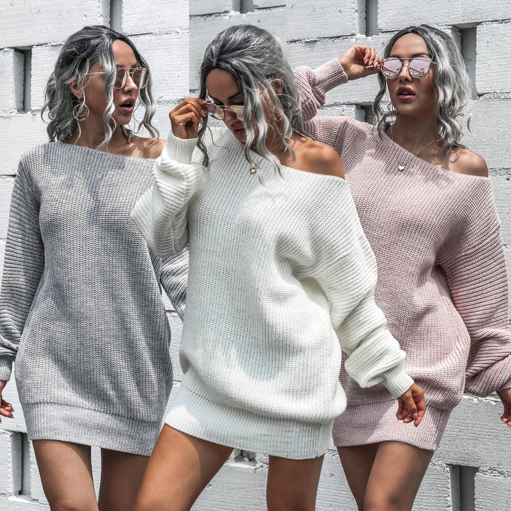 Olivia Luxe Trui-Jurk  | Zachte trendy oversized lange sweater