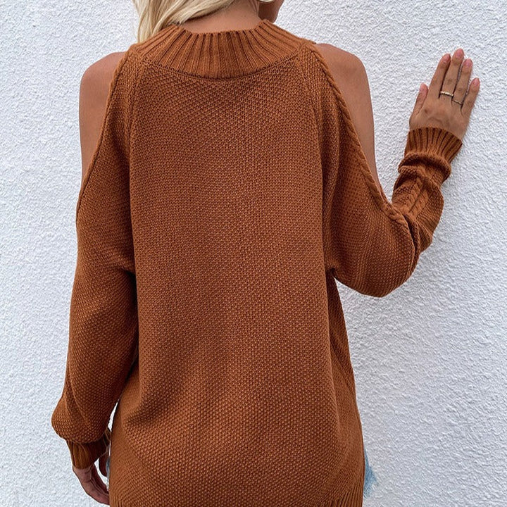 Emiliana Sweater | Casual schouderloze Sweater met O-hals