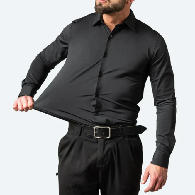 Hugo Stretch Shirt | Comfortabel overhemd voor heren met super stretch