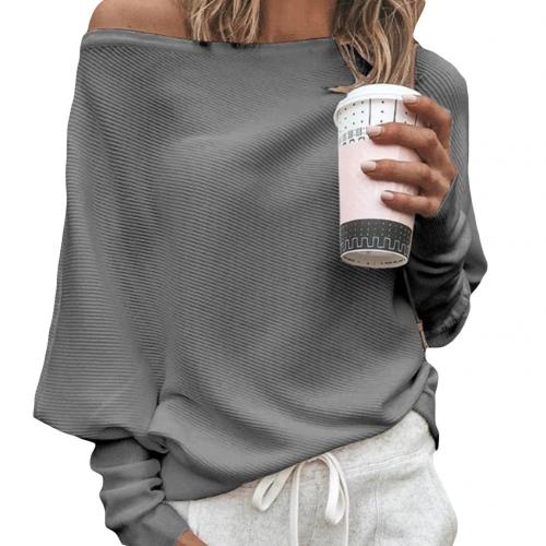 Helena Trui | Trendy zachte schouderloze sweater