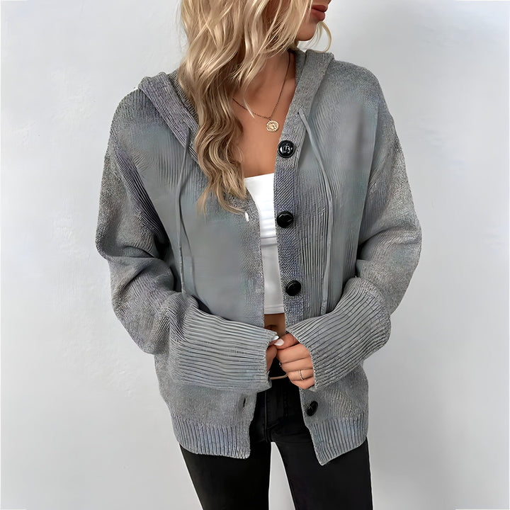 Vera Moda Knitted Sweater | Elegant gebreid vest met capuchon voor dames