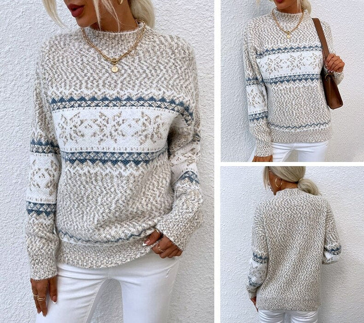 Camilla Snow Sweater | Elegante warme winter trui voor de feestdagen